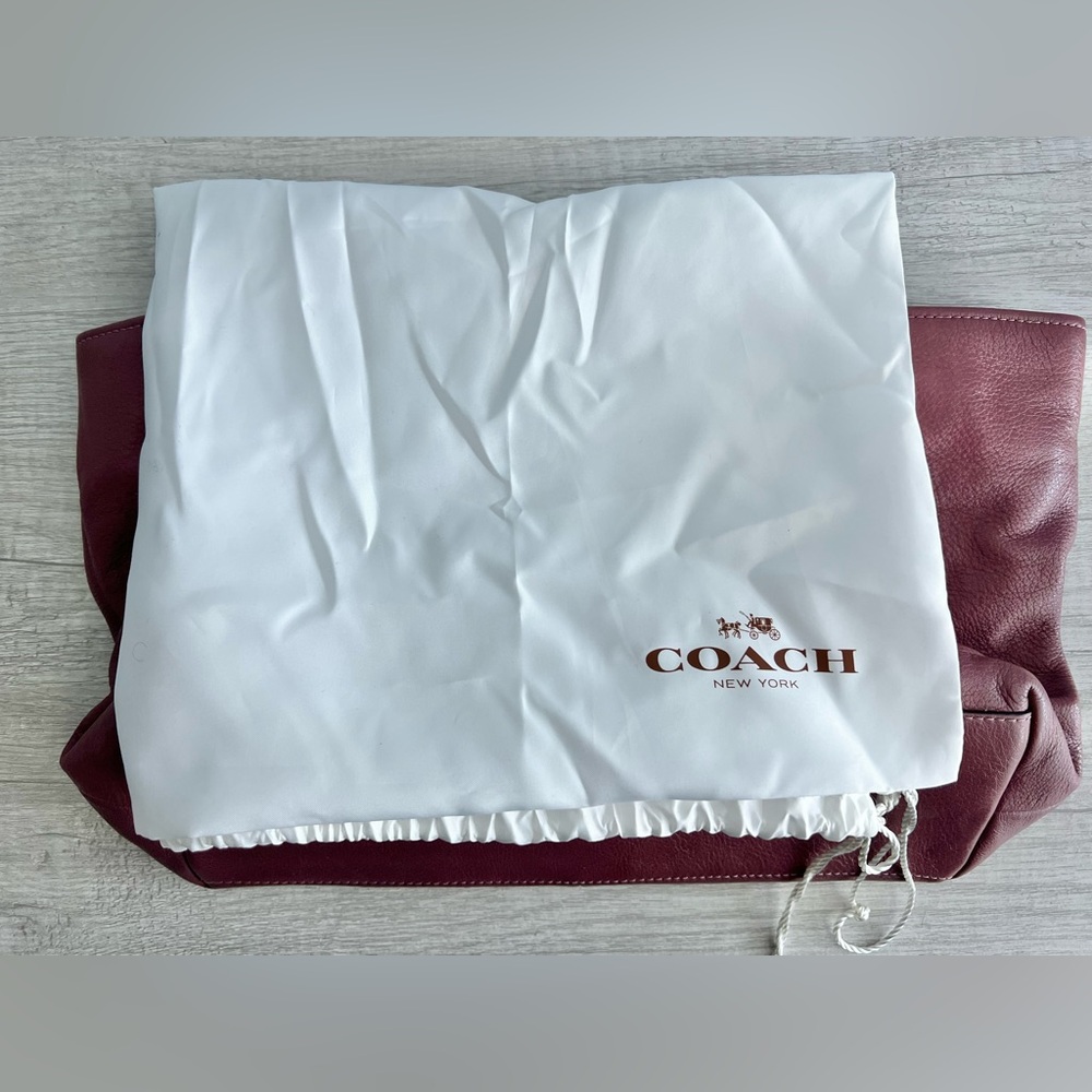 Coach Pebbled Leather Madison Tote with Original Duster - Picture 14 of 14